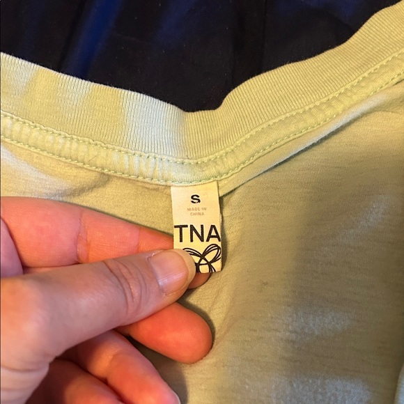 TNA women’s Tee with Colorful Stripes and Logo - Picture 4 of 6